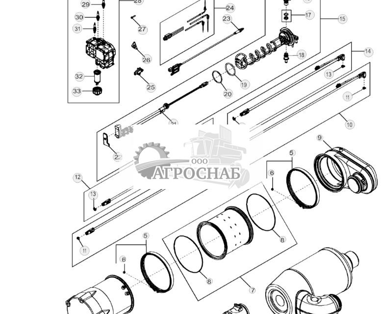 6169 Дополнительная обработка, выхлопная система (W660, T660, T560 Combine) - ST861962 1008.jpg